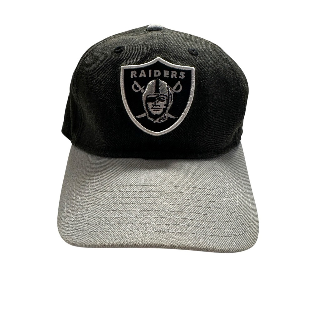 Las‎ Vegas Raiders New Era 9FORTY Adjustable Hat Black Gray NFL Baseball Cap